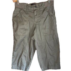 Lee Relaxed Fit Capri Capri Mid Rise Cotton Size 4